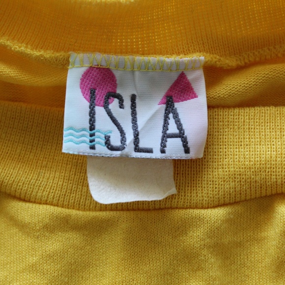 Vintage Marigold Yellow Elastic Waist T-Shirt Dress - Picture 8 of 10